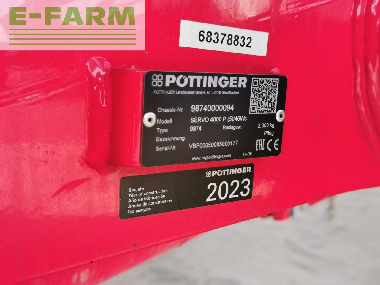 Pöttinger Servo 4000 Plus - Arado: foto 5 Pöttinger Servo 4000 Plus - Arado: foto 5