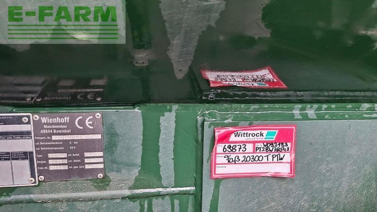 Maquinaria para fertilización Wienhoff 20300 t ptw: foto 23 Maquinaria para fertilización Wienhoff 20300 t ptw: foto 23