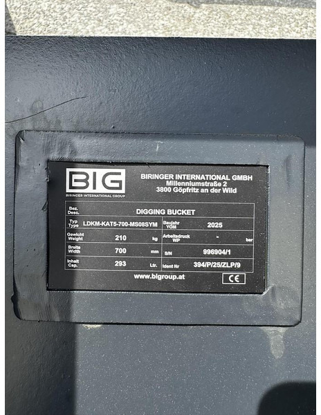 Big Tieflöffel 70cm mit MS08 Symblock Aufnahme - Cazo: foto 5 Big Tieflöffel 70cm mit MS08 Symblock Aufnahme - Cazo: foto 5