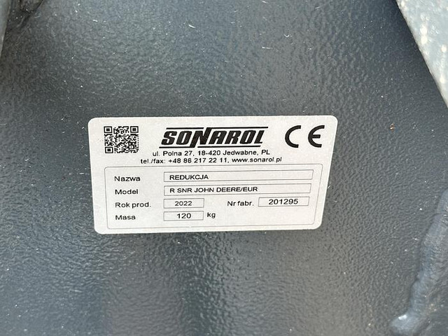 Sonarol John Deere Adapter pass. zu Euro Aufnahme - Implemento: foto 3 Sonarol John Deere Adapter pass. zu Euro Aufnahme - Implemento: foto 3