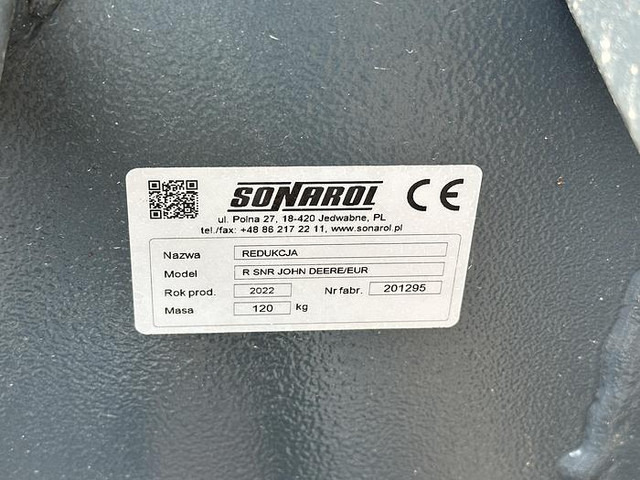 Sonarol John Deere Adapter pass. zu Euro Aufnahme - Implemento: foto 3 Sonarol John Deere Adapter pass. zu Euro Aufnahme - Implemento: foto 3