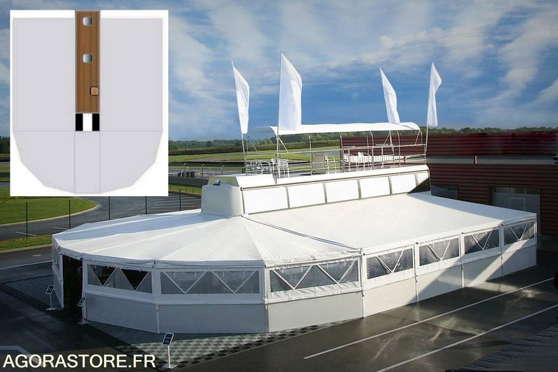 BUS VIP DOUBLE ETAGE MOTORHOMEVIP VANHOOL + REMORQUE + AUVENT DE RECEPTION - Camión tienda, Autobús: foto 4 BUS VIP DOUBLE ETAGE MOTORHOMEVIP VANHOOL + REMORQUE + AUVENT DE RECEPTION - Camión tienda, Autobús: foto 4