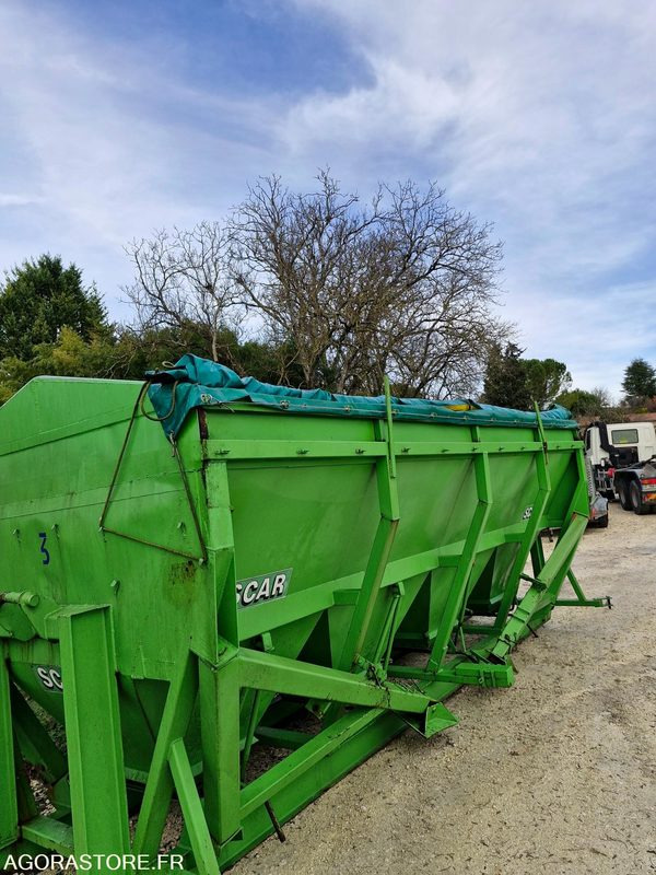 Benne a pieds 4 compartiments INOX 12 m3 - Camión: foto 5 Benne a pieds 4 compartiments INOX 12 m3 - Camión: foto 5