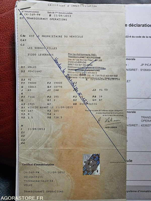 Porteur Volvo frigo - Camión: foto 3 Porteur Volvo frigo - Camión: foto 3