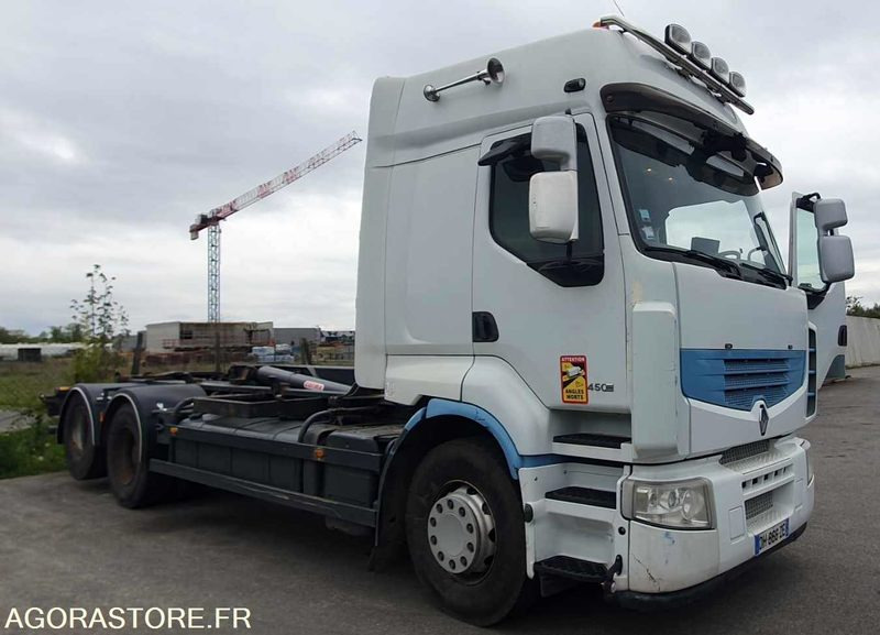 Camión multibasculante Camion ampliroll Renault lander 450dxi 2008 490000km: foto 1