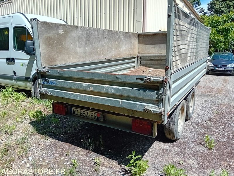 LIDER REMORQUE TRIBENNE 2000 KG DOUBLE ESSIEU - Remolque volquete: foto 1 LIDER REMORQUE TRIBENNE 2000 KG DOUBLE ESSIEU - Remolque volquete: foto 1