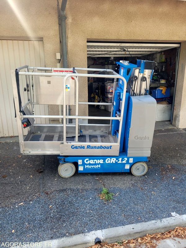 Herramienta/ Equipo NACELLE GENIE GR12 NOVON 1H40 D'UTILISATION  + REMORQUE 2 TONES ROUE DOLBY: foto 9