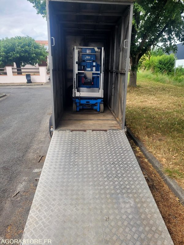 Herramienta/ Equipo NACELLE GENIE GR12 NOVON 1H40 D'UTILISATION  + REMORQUE 2 TONES ROUE DOLBY: foto 16