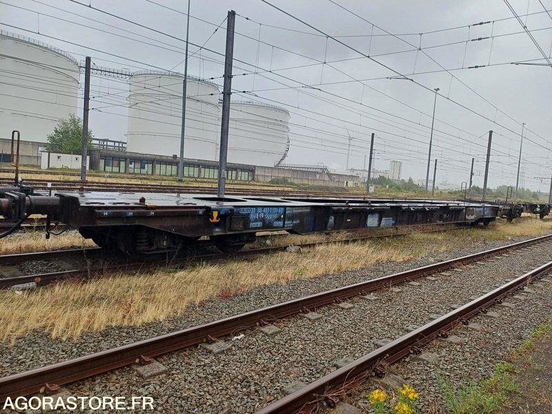 Wagon plat intermodal type Sggnss – modèle 6432B0-4, 72 pieds - 2003 (ref 1207) - Otros maquinaria: foto 1 Wagon plat intermodal type Sggnss – modèle 6432B0-4, 72 pieds - 2003 (ref 1207) - Otros maquinaria: foto 1