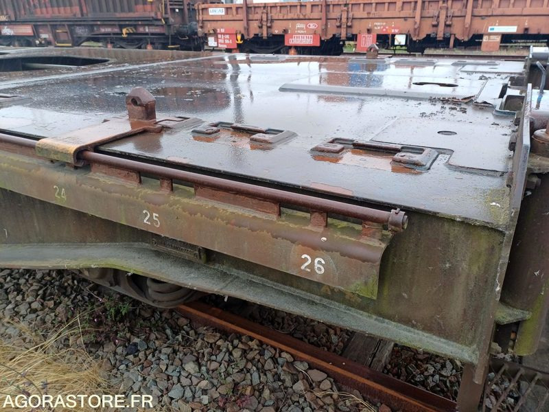 Wagon plat intermodal type Sggnss – modèle 6432B0-4, 72 pieds - 2003 (ref 1231) - Otros maquinaria: foto 4 Wagon plat intermodal type Sggnss – modèle 6432B0-4, 72 pieds - 2003 (ref 1231) - Otros maquinaria: foto 4