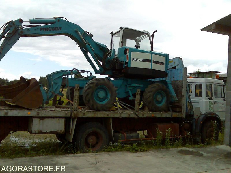 PELLE A PNEUS PINGUELY P90 TURBO 2002 5365 HEURES - Excavadora: foto 2 PELLE A PNEUS PINGUELY P90 TURBO 2002 5365 HEURES - Excavadora: foto 2