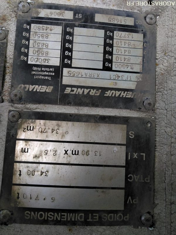 SEMI-REMORQUE TAUTLINER 3 ESSIEUX FC-892-RA - Semirremolque: foto 2 SEMI-REMORQUE TAUTLINER 3 ESSIEUX FC-892-RA - Semirremolque: foto 2