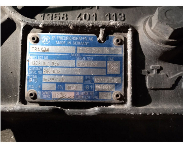 DAF XF 106 EURO 6 - Caja de cambios para Camión: foto 5 DAF XF 106 EURO 6 - Caja de cambios para Camión: foto 5