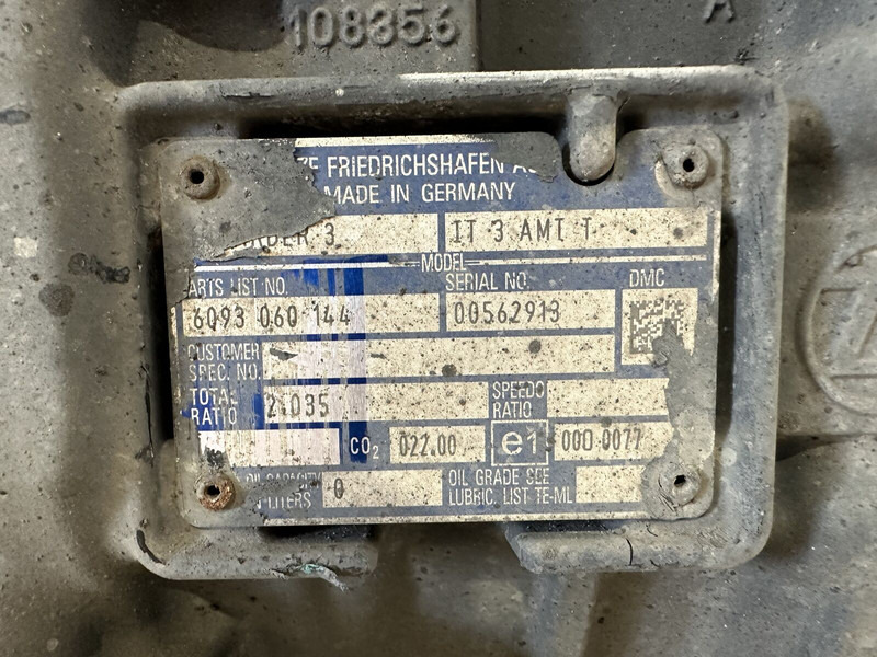 Caja de cambios para Camión Iveco 12TX2011TO + intarder: foto 10