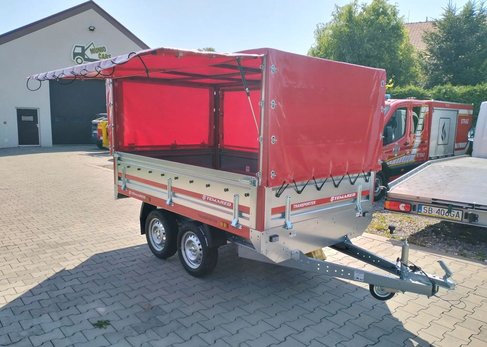 Remolque plataforma/ Caja abierta nuevo TEMARED 2osie 750kg straż strażacka pożarnicza: foto 6