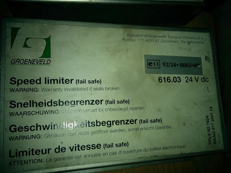 Scania MaxiMum Controol / Truck-Cruise ELSON - Unidad de control: foto 1 Scania MaxiMum Controol / Truck-Cruise ELSON - Unidad de control: foto 1