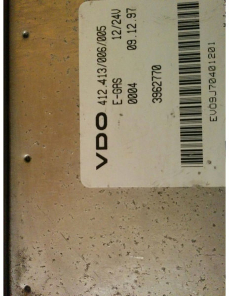Scania VDO 412.413/006/005 412.413/006/002 - Unidad de control: foto 1 Scania VDO 412.413/006/005 412.413/006/002 - Unidad de control: foto 1