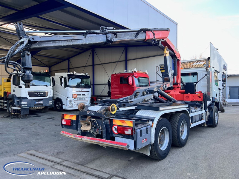 DAF CF 85.410 6x4 Steel springs, Palfinger PK 16001, Palift - Camión multibasculante, Camión grúa: foto 2 DAF CF 85.410 6x4 Steel springs, Palfinger PK 16001, Palift - Camión multibasculante, Camión grúa: foto 2