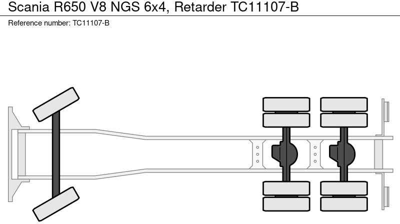 Scania R650 V8 NGS 6x4, Retarder - Camión chasis: foto 3 Scania R650 V8 NGS 6x4, Retarder - Camión chasis: foto 3