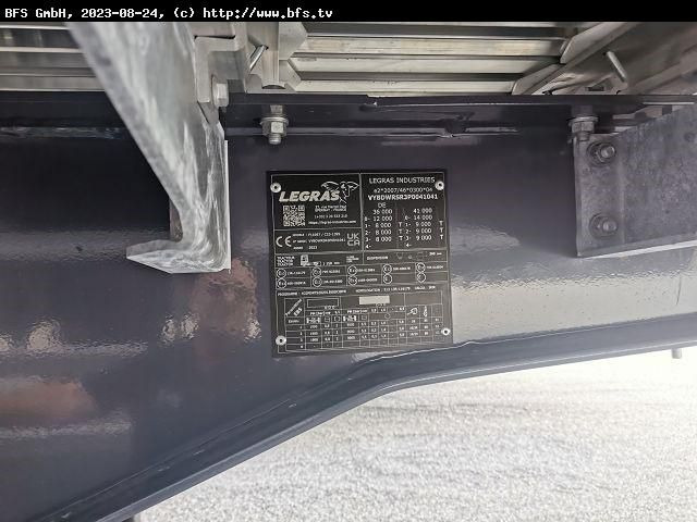 Legras Schubboden FMA SEITENTÜRER, 88 m³ - Semirremolque piso movil: foto 2 Legras Schubboden FMA SEITENTÜRER, 88 m³ - Semirremolque piso movil: foto 2