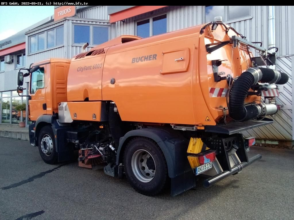 MAN TGM 15.290 4x2 BL CityFant 6000 SH Doppelseitige - Barredora vial: foto 3 MAN TGM 15.290 4x2 BL CityFant 6000 SH Doppelseitige - Barredora vial: foto 3