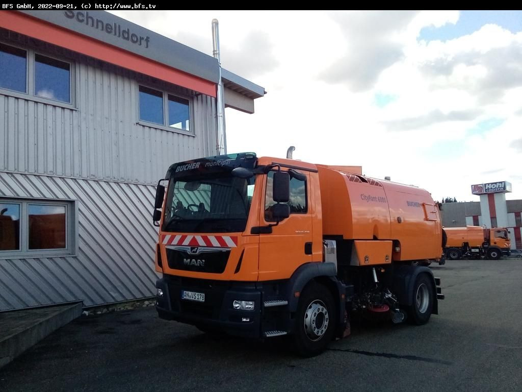 MAN TGM 15.290 4x2 BL CityFant 6000 SH Doppelseitige - Barredora vial: foto 1 MAN TGM 15.290 4x2 BL CityFant 6000 SH Doppelseitige - Barredora vial: foto 1