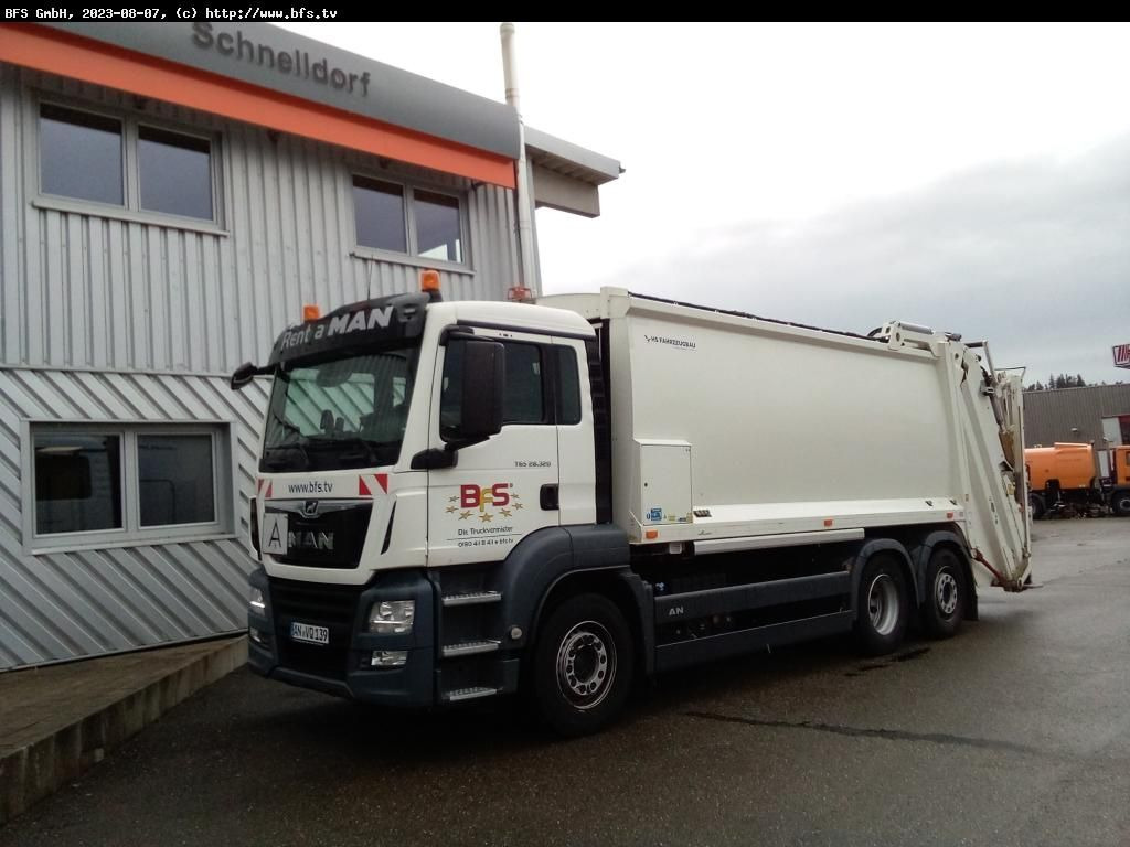 MAN TGS 28.320 6x2-4 BL HS UL Olympus 23 - Euro Max - Camión de basura: foto 1 MAN TGS 28.320 6x2-4 BL HS UL Olympus 23 - Euro Max - Camión de basura: foto 1
