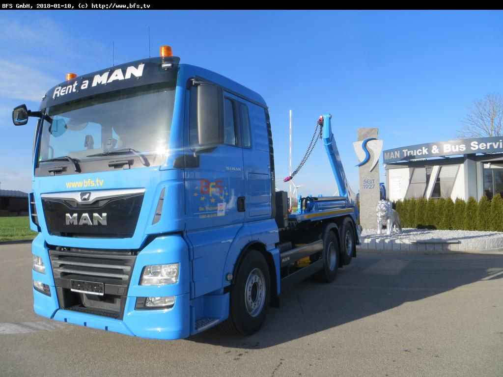MAN TGX 26.500 6x2-2 LL XL Fhs. Meiller AK 16 - Camión volquete: foto 1 MAN TGX 26.500 6x2-2 LL XL Fhs. Meiller AK 16 - Camión volquete: foto 1