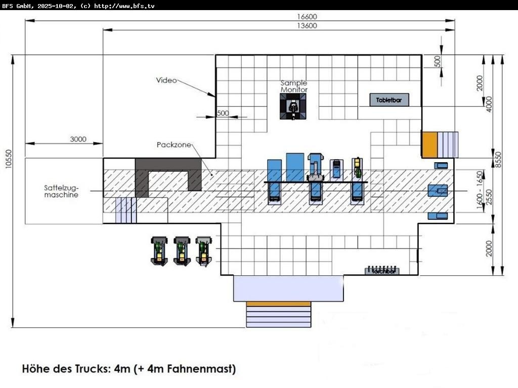 Rainbow LSDO 12-18   Lambo Show Messeauflieger T - Semirremolque caja cerrada: foto 2 Rainbow LSDO 12-18   Lambo Show Messeauflieger T - Semirremolque caja cerrada: foto 2