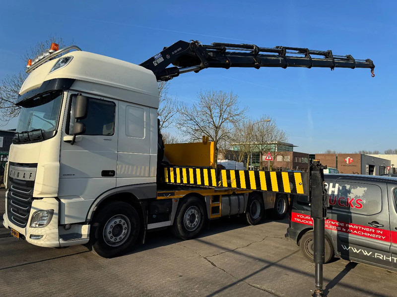 DAF XF 460 8X2 - EURO 6 + HIAB 855 EP-6 + REMOTE + STEERING AXLE - Camión caja abierta, Camión grúa: foto 1 DAF XF 460 8X2 - EURO 6 + HIAB 855 EP-6 + REMOTE + STEERING AXLE - Camión caja abierta, Camión grúa: foto 1