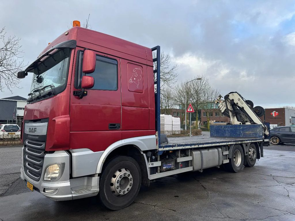 DAF XF 510 6X2 EURO 6 + HIAB 166 HI PRO + REMOTE CON - Camión caja abierta, Camión grúa: foto 1 DAF XF 510 6X2 EURO 6 + HIAB 166 HI PRO + REMOTE CON - Camión caja abierta, Camión grúa: foto 1