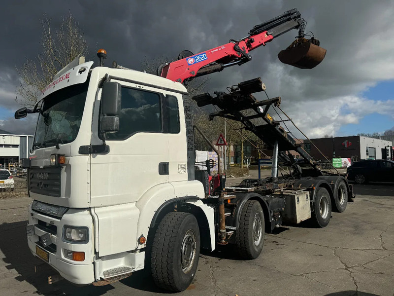 MAN TGA 35.440 8X2 - EURO 4 + HMF 2620K-RC 2018! + REMOTE + HYDRAUTO CABLE LIFT + LIFTING AXLE - Camión con equipo de cable, Camión grúa: foto 3 MAN TGA 35.440 8X2 - EURO 4 + HMF 2620K-RC 2018! + REMOTE + HYDRAUTO CABLE LIFT + LIFTING AXLE - Camión con equipo de cable, Camión grúa: foto 3
