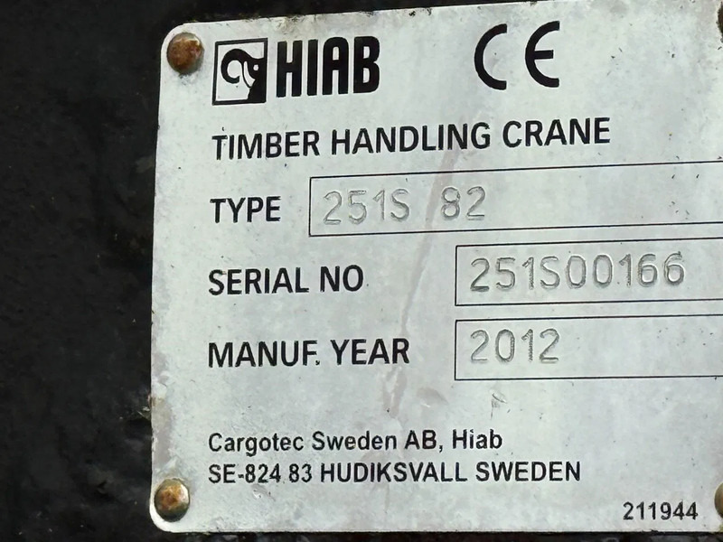 Camión grúa MAN TGS 33.480 6X4 + HIAB 251S.82 + TRAILER 2 AXLE KRAEMER: foto 8 Camión grúa MAN TGS 33.480 6X4 + HIAB 251S.82 + TRAILER 2 AXLE KRAEMER: foto 8
