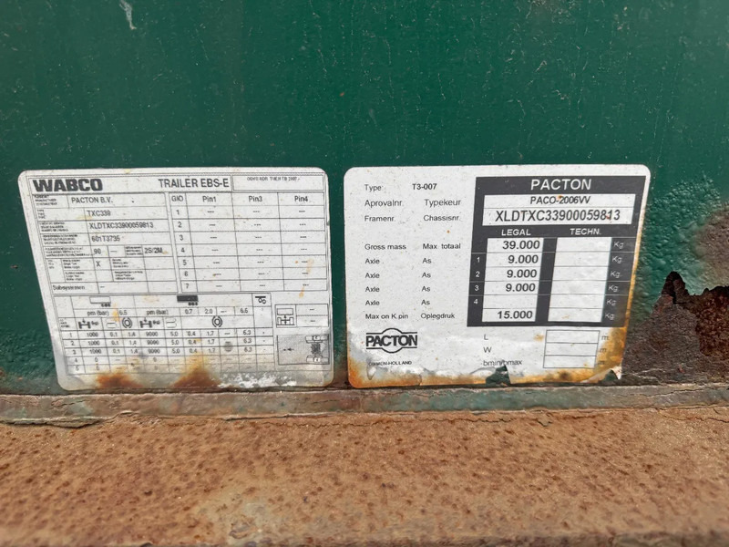 Leasing de Pacton T3-007 TXC339 3X SAF AXLE Pacton T3-007 TXC339 3X SAF AXLE: foto 11