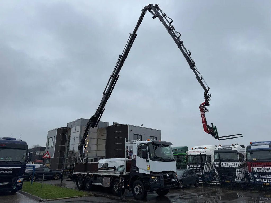 Renault C430 8X4 - EURO 6 + HIAB 288 E-5 + JIB 70X-4 + R - Camión grúa, Camión caja abierta: foto 2 Renault C430 8X4 - EURO 6 + HIAB 288 E-5 + JIB 70X-4 + R - Camión grúa, Camión caja abierta: foto 2