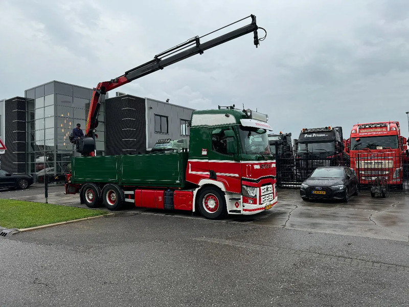 Renault T HIGH 520 6X2 EURO 6 + PALFINGER PK16002 ROTOR FUNCTION - Camión caja abierta, Camión grúa: foto 5 Renault T HIGH 520 6X2 EURO 6 + PALFINGER PK16002 ROTOR FUNCTION - Camión caja abierta, Camión grúa: foto 5