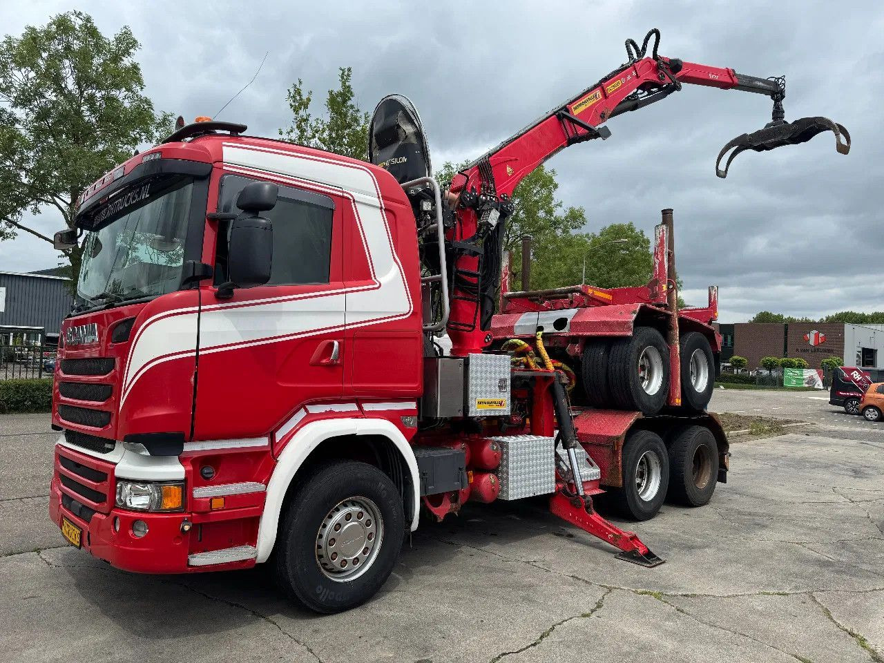 Scania R580 6X4 EPSILON S270L88 2 AXLE HANGER - Camión forestal: foto 3 Scania R580 6X4 EPSILON S270L88 2 AXLE HANGER - Camión forestal: foto 3