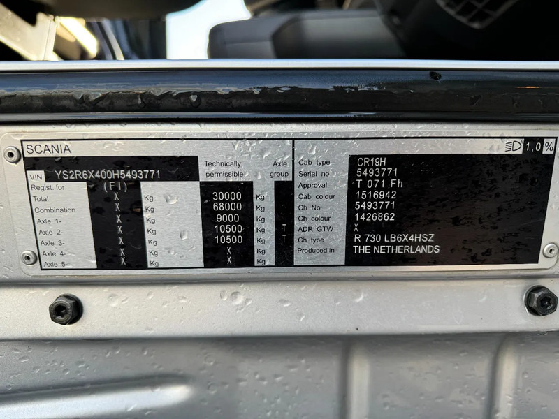 Camión chasis Scania R730 V8 8X4 EURO 6 BIG AXLES: foto 16 Camión chasis Scania R730 V8 8X4 EURO 6 BIG AXLES: foto 16