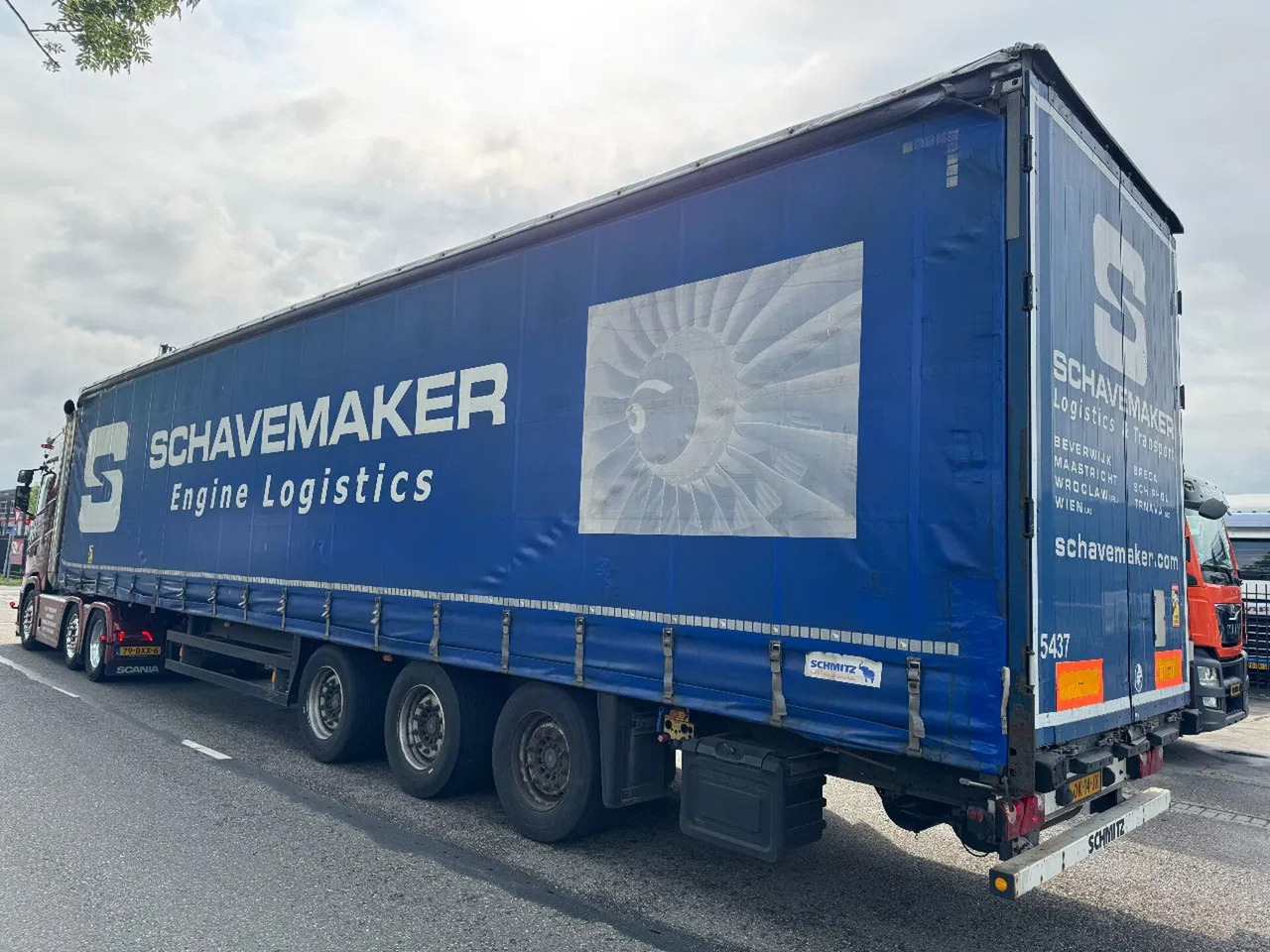 Schmitz Cargobull SCS 24/L - 3 AXLE SAF MEGA - Semirremolque lona: foto 5 Schmitz Cargobull SCS 24/L - 3 AXLE SAF MEGA - Semirremolque lona: foto 5