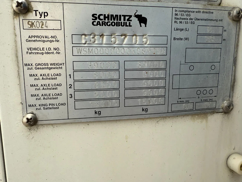 Schmitz Cargobull Schmitz Cargobull PRICES FROM €6950 TO €8950,- 40 X CARRIER 1850 MT D/E SAF AXELS - Semirremolque frigorífico: foto 2 Schmitz Cargobull Schmitz Cargobull PRICES FROM €6950 TO €8950,- 40 X CARRIER 1850 MT D/E SAF AXELS - Semirremolque frigorífico: foto 2
