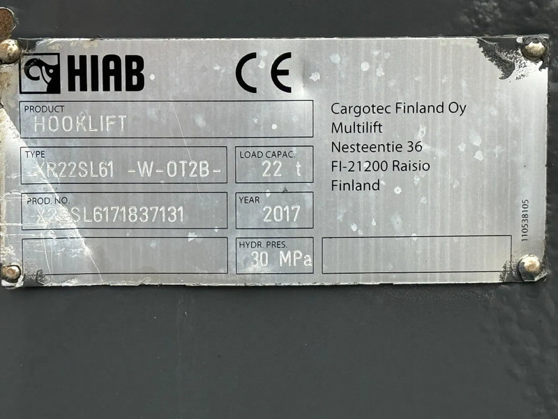 Camión multibasculante Volvo FMX 500 8x4 HOOKLIFT HIAB XR22SL61, LAST AXLE STEERING: foto 12 Camión multibasculante Volvo FMX 500 8x4 HOOKLIFT HIAB XR22SL61, LAST AXLE STEERING: foto 12