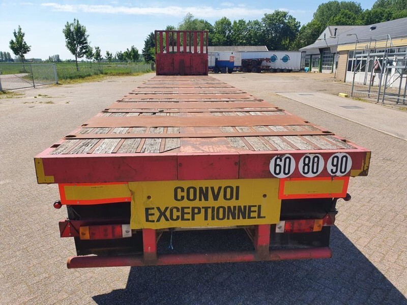 Semirremolque plataforma/ Caja abierta Nooteboom OVB-42 VV Extendable 20M Steering platform: foto 10