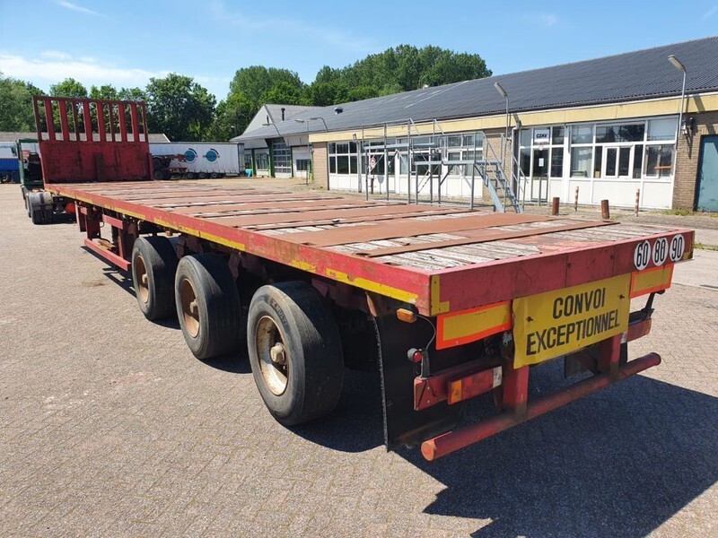 Semirremolque plataforma/ Caja abierta Nooteboom OVB-42 VV Extendable 20M Steering platform: foto 11