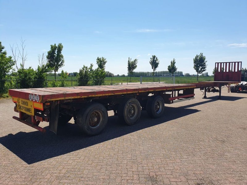 Semirremolque plataforma/ Caja abierta Nooteboom OVB-42 VV Extendable 20M Steering platform: foto 9