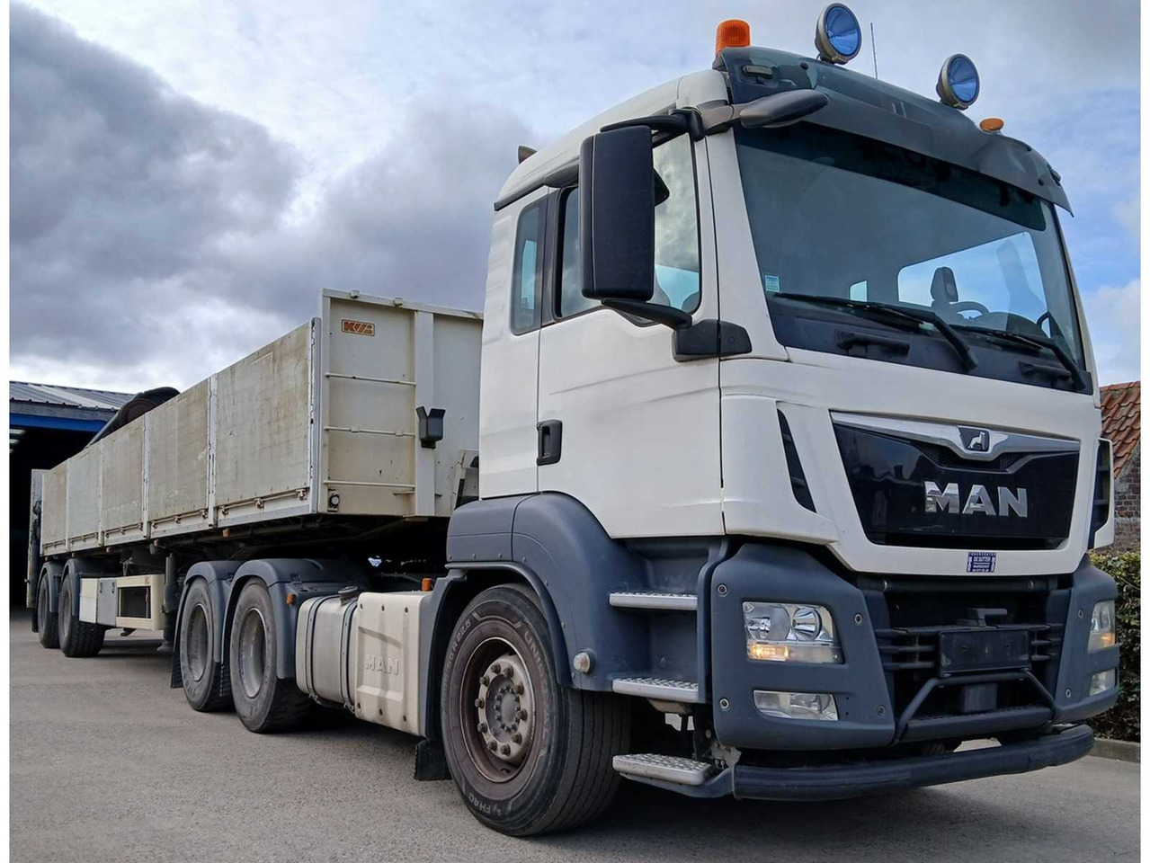 MAN TGS WITH KWB TRAILER AND HIAB XS LOADER CRANE - 2017 - Camión: foto 3 MAN TGS WITH KWB TRAILER AND HIAB XS LOADER CRANE - 2017 - Camión: foto 3