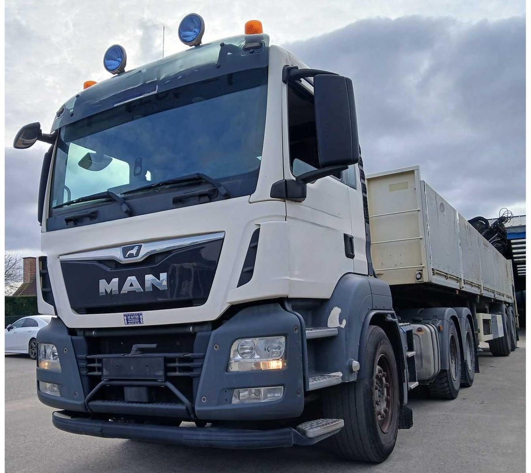 MAN TGS WITH KWB TRAILER AND HIAB XS LOADER CRANE - 2017 - Camión: foto 1 MAN TGS WITH KWB TRAILER AND HIAB XS LOADER CRANE - 2017 - Camión: foto 1