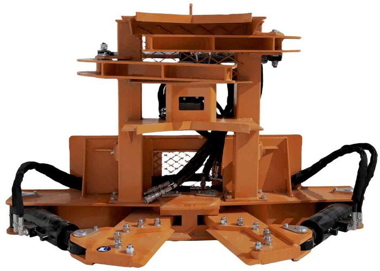 Rhino-cross Tree shear with grapple bomenzaag met grijper - Implemento para Maquinaria de construcción: foto 1 Rhino-cross Tree shear with grapple bomenzaag met grijper - Implemento para Maquinaria de construcción: foto 1