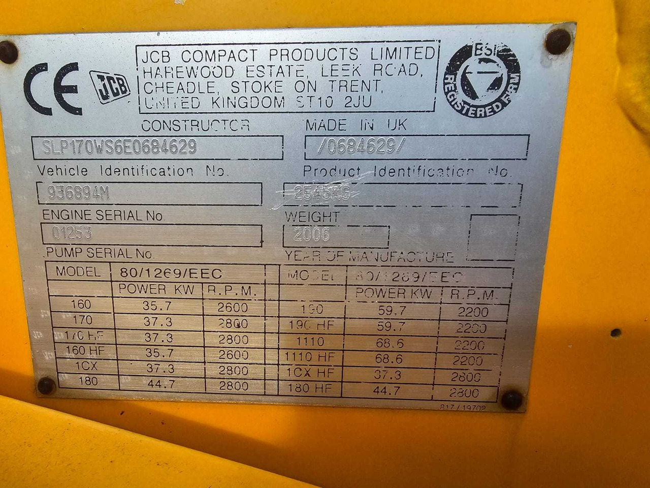 JCB - ROBOT 170 - LOADER - 2005 - Cargadora de ruedas: foto 5 JCB - ROBOT 170 - LOADER - 2005 - Cargadora de ruedas: foto 5