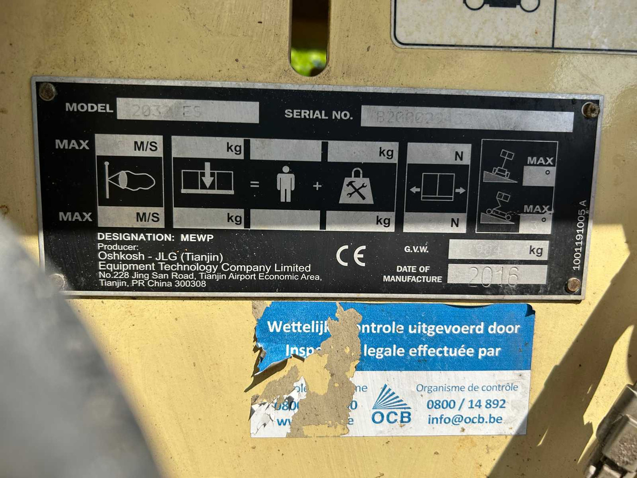 JLG 2016 JLG 2032 ES SCISSOR BOOM LIFT - Plataforma elevadora: foto 3 JLG 2016 JLG 2032 ES SCISSOR BOOM LIFT - Plataforma elevadora: foto 3