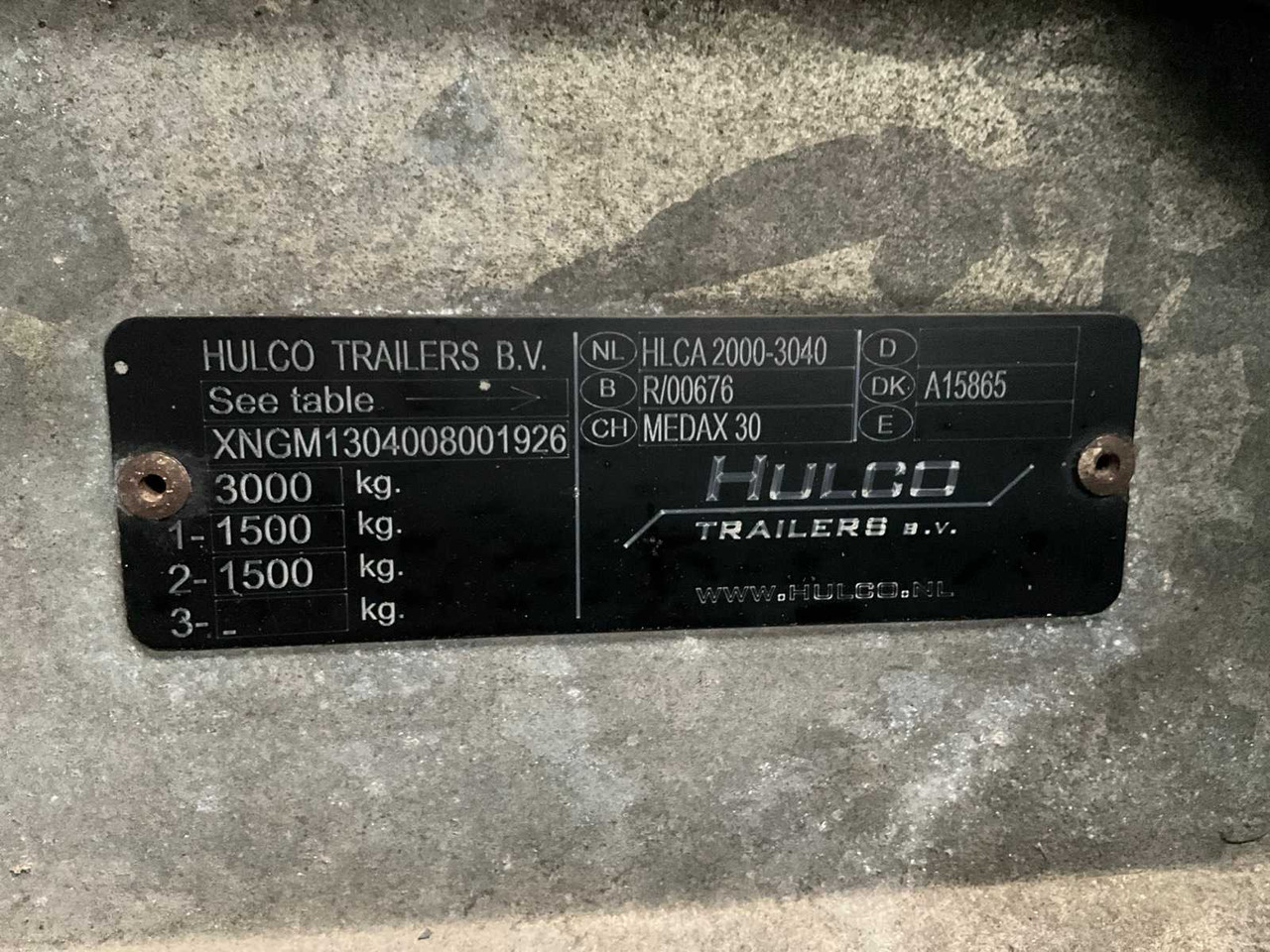 Remolque 2008 HULCO M1 TRAILER: foto 12